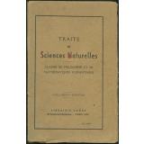 Traité de sciences naturelles : classes de philosophie et de mathématiques élémentaires