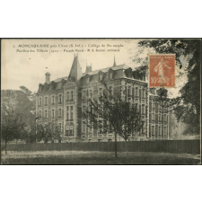 Moncauvaire près Clères, Collège de Normandie : Pavillon des Tilleuls (1910) - Façade Nord - M. A. Duveau, architecte