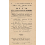 Bulletin de l'Enseignement primaire, Académie de Lille