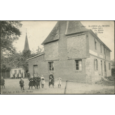 St-Ouen-du-Breuil : La Mairie et l'Ecole