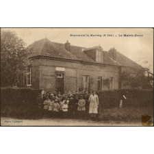 Beaumont le Hareng : La Mairie-Ecole