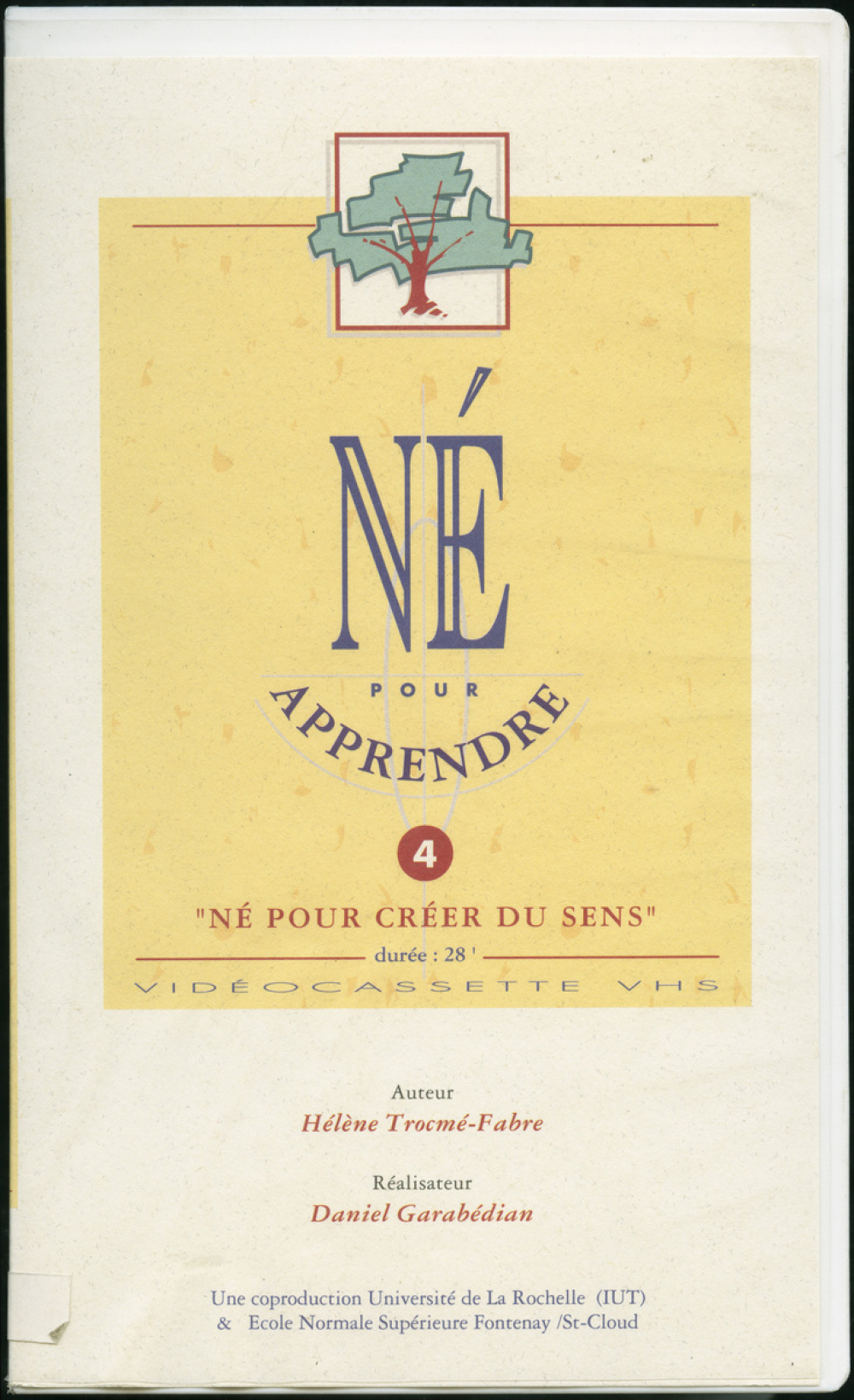 Né pour apprendre. 4, né pour créer du sens