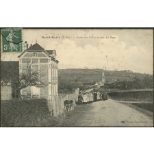 Saint-Saire : Ecole des Filles et vue du Pays