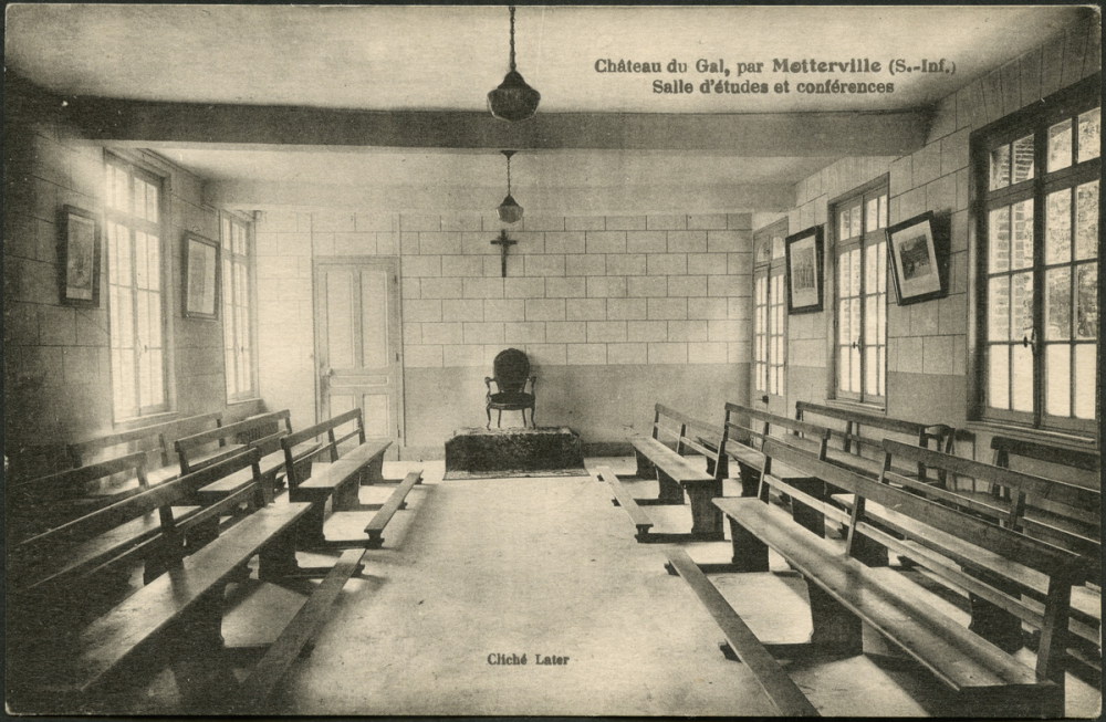 Château du Gal, par Motterville : Salle d'études et conférences