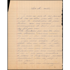 Lettre de remerciement d'élèves.