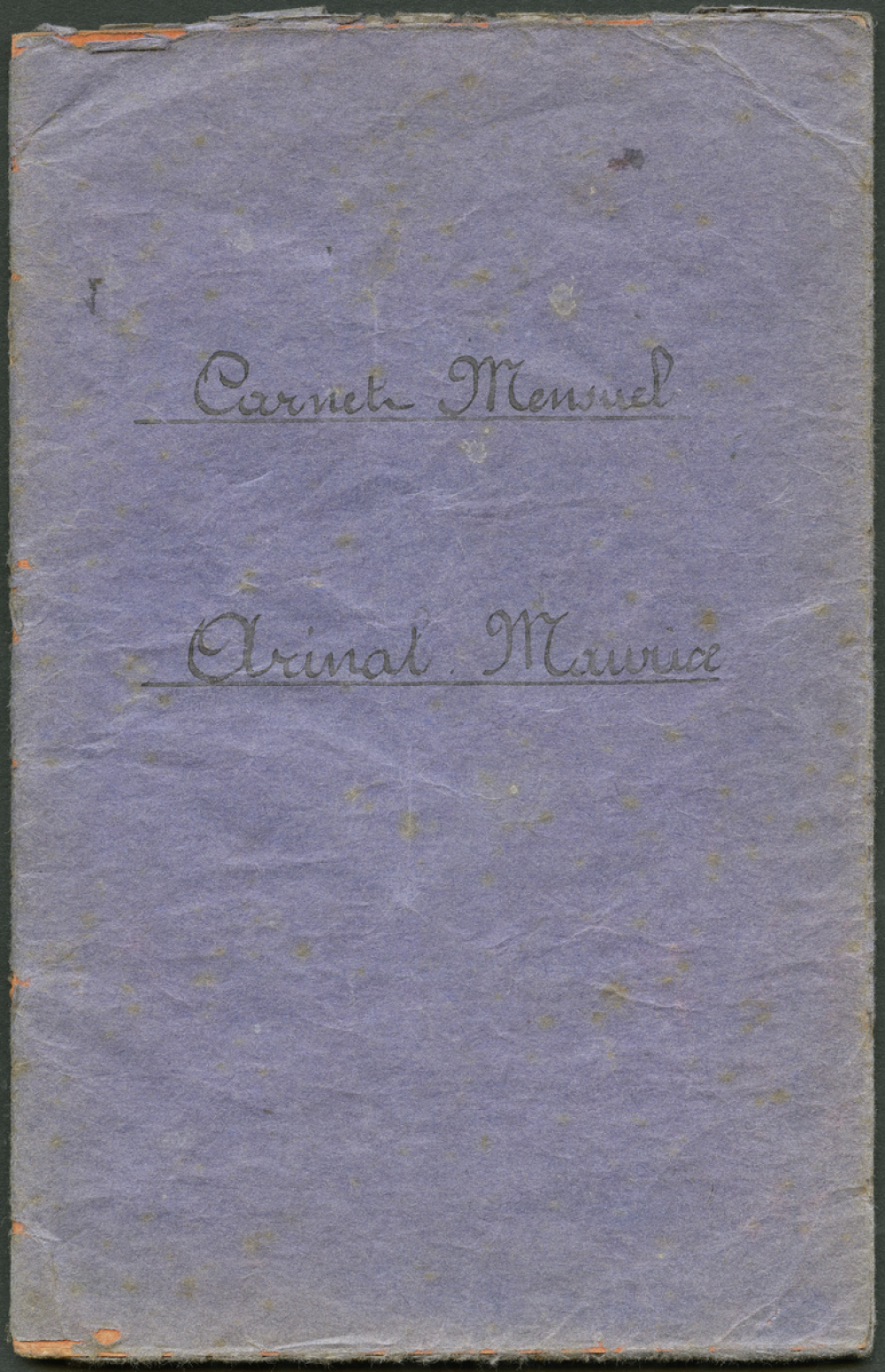 Livret mensuel de Correspondance entre l'école et la famille - Année scolaire 1917-1918