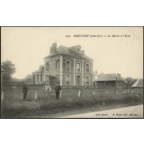 Haucourt : La Mairie et l'Ecole