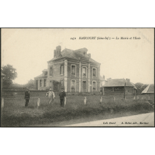 Haucourt : La Mairie et l'Ecole