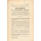 Bulletin de l'Enseignement primaire, Académie de Lille