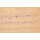 Lettre de remerciement d'un élève.
