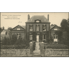 Environs de Saint-Valéry-en-Caux : Mairie et Ecole de Manneville-es-Plains