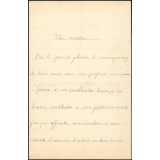 Lettre de remerciement d'un élève