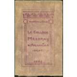 Académie de Caen : le collège Mézeray d'Argentan (Orne) : 1804