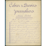 Cahier de devoirs journaliers
