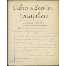 Cahier de devoirs journaliers