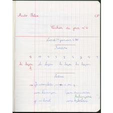 Cahier du jour 4