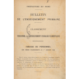 Bulletin de l'Enseignement primaire, Académie de Lille