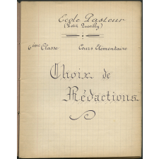 Choix de Rédactions. École Pasteur. Cours Élémentaire 2ème Année