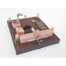 Maquette du camp d'Auschwitz