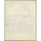La grande pêche - Réalisation d'un numéro de la Bibliothèque de Travail par la classe de fin d'études de l'école Jules Ferry à Fécamp - Le travail sur le pont