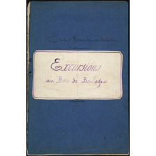 Excursions au Bois de Boulogne. École d'Horticulture de Versailles. Année scolaire 1878-79