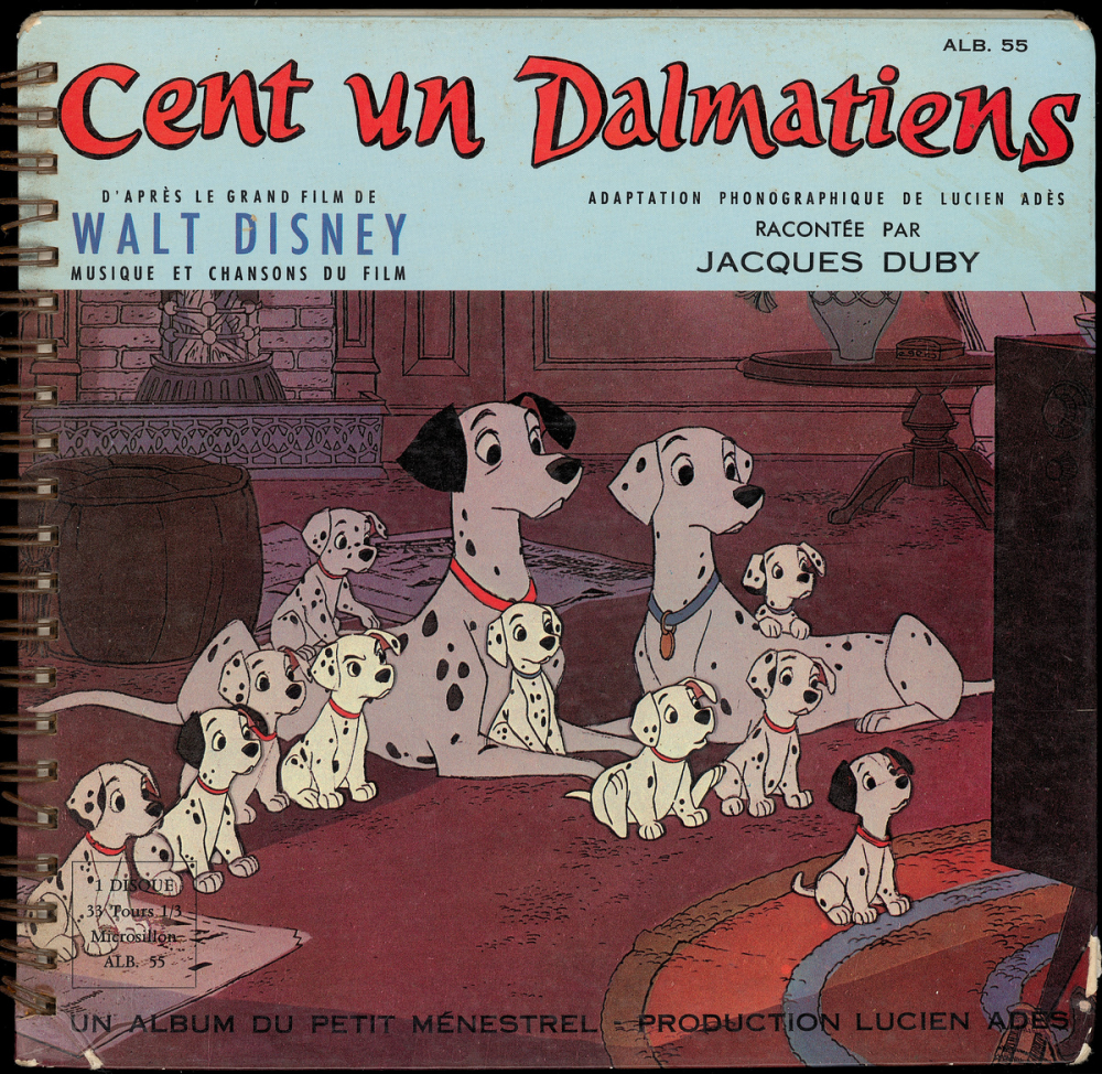 Cent un dalmatiens : d'après le grand film de Walt Disney : musique et chansons du film