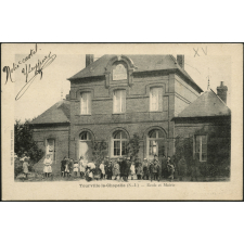 Tourville-la-Chapelle : Ecole et Mairie
