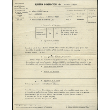 Bulletin d'inspection du 16 janvier 1968