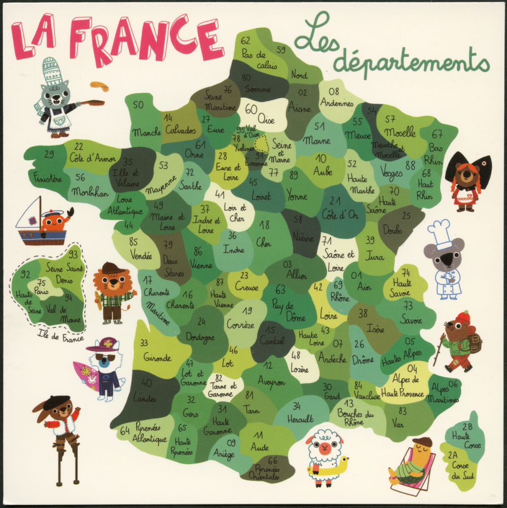 La France et ses départements