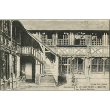 Institution de Mlle Guitton, à Rouen : Aître Saint-Maclou