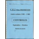 Contrôles septembre - octobre