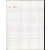 Cahier d'expression écrite