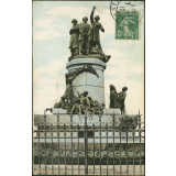 Laon : monument des trois instituteurs de l'Aisne (Debordeaux, Poulette & Leroy) fusillés en 1871