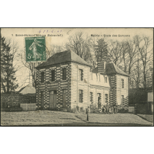 Saint-Victor-l'Abbaye : Mairie - Ecole des Garçons