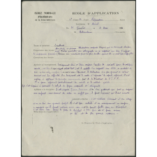 Rapport de stage pédagogique dans la classe d'application de M. Arinal. École Mullot. Rouen