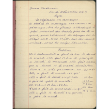 Cahier du jour