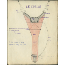 La grande pêche - Réalisation d'un numéro de la Bibliothèque de Travail par la classe de fin d'études de l'école Jules Ferry à Fécamp - Le chalut