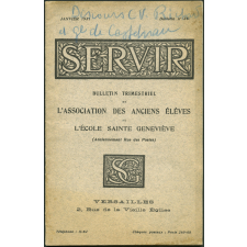 Servir : bulletin trimestriel de l'association des anciens élèves de l'Ecole Sainte Geneviève