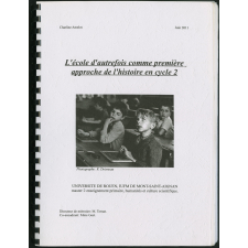 L'école d'autrefois comme première approche de l'histoire en cycle 2
