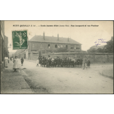 Petit-Quevilly : Ecole Jeanne d'Arc (Jeunes filles) - Rue Jacquard et rue Pasteur