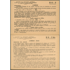 Fiches de documentation rurale - Cote B : Sols