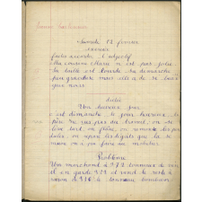 Cahier du jour