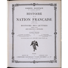 Histoire de la nation française. Tome XII: histoire des lettres. Premier volume: (des origines à Ronsard)