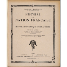 Histoire de la nation française. Tome X: histoire économique et financière