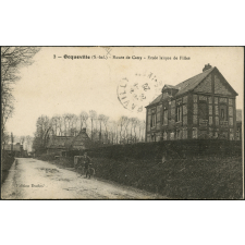 Ocqueville : Route de Cany - Ecole laïque de Filles