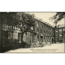 Rouen, Communauté de Jésus-Christ Bon-Pasteur : Bâtiment des pénitentes, vu de la chapelle