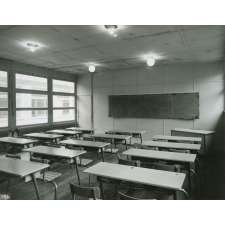 Ecole industrielle de Rouen (EIR). Salle de classe Ecole de chimie d'Armentières