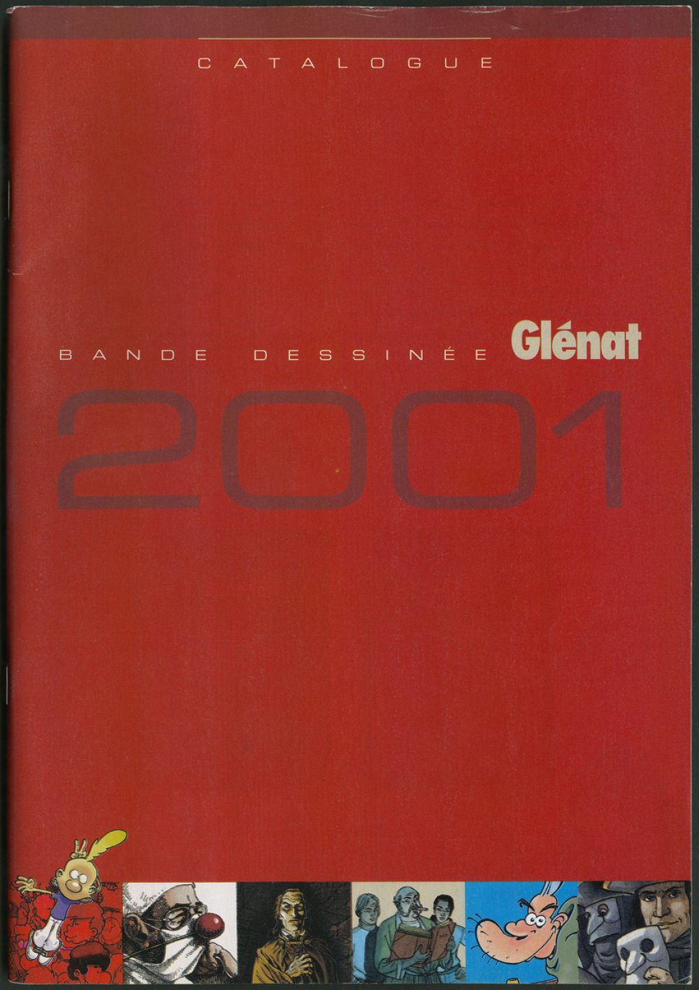 Catalogue Glénat : bande dessinée 2001