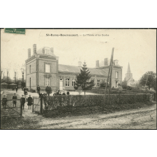 St-Rémy-Boscrocourt : La Mairie et les Ecoles