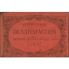 Témoignage de satisfaction accordé à Bonnard Louise le 25-5-17